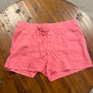 Kut From the Kloth Linen Blend shorts L